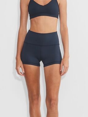 Aritzia Golden LIFE Cheeky Hi-Rise 3” Shorts Admiral Size 4
